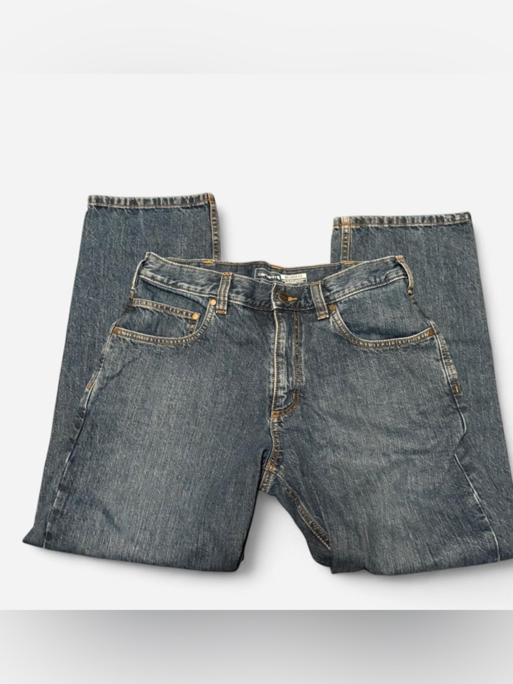 Carhartt relaxed fit blue denim jeans Size 33 x 30